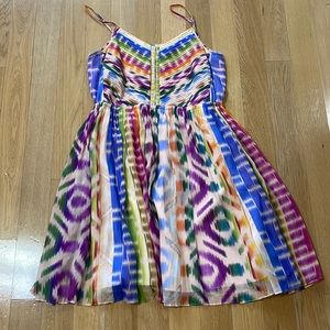 Madewell electric ikat dress